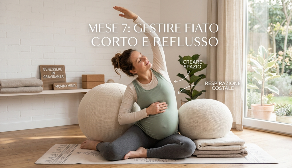 Yoga al settimo mese di gravidanza per il reflusso